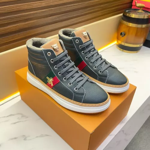 Replica Gucci High Tops Shoes For Men #1381159 $82.00 USD for Wholesale