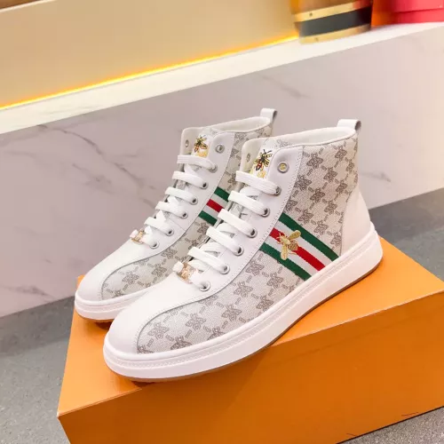 Gucci High Tops Shoes For Men #1381175 $82.00 USD, Wholesale Replica Gucci High Tops Shoes