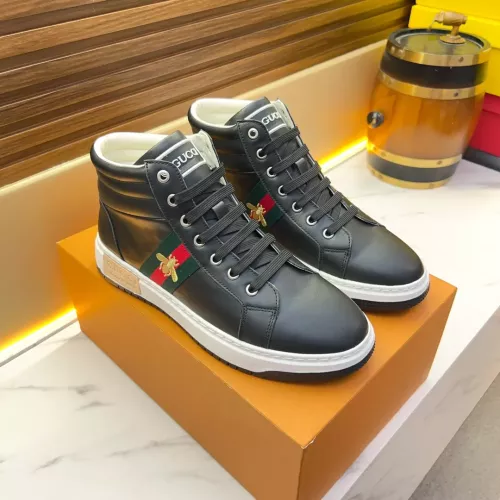 Replica Gucci High Tops Shoes For Men #1381201 $82.00 USD for Wholesale