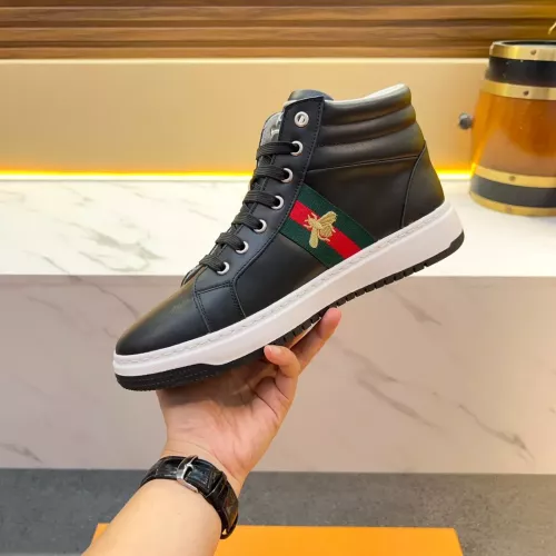 Replica Gucci High Tops Shoes For Men #1381201 $82.00 USD for Wholesale