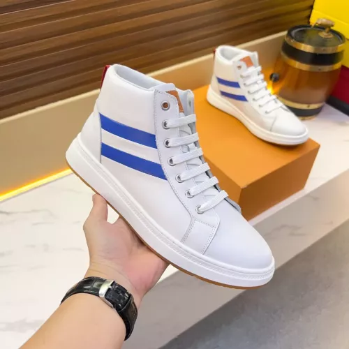Replica Bally High-Tops Shoes For Men #1381208 $82.00 USD for Wholesale