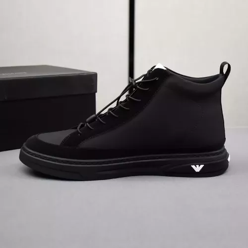 Replica Armani High Tops Shoes For Men #1381273 $85.00 USD for Wholesale
