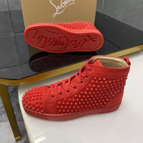 Replica Christian Louboutin High Top Shoes For Men #1381364 $92.00 USD for Wholesale