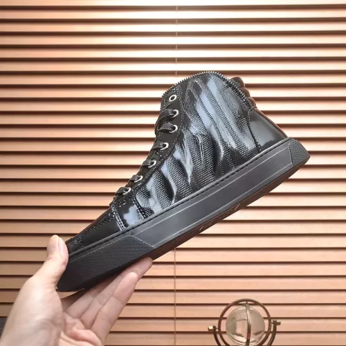Replica Philipp Plein PP High Tops Shoes For Men #1381460 $92.00 USD for Wholesale