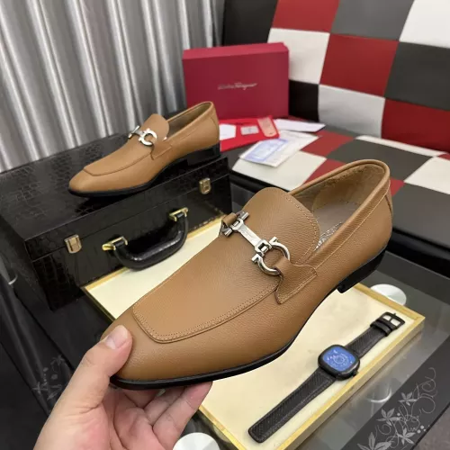 Salvatore Ferragamo Leather Shoes For Men #1381466 $108.00 USD, Wholesale Replica Salvatore Ferragamo Leather Shoes