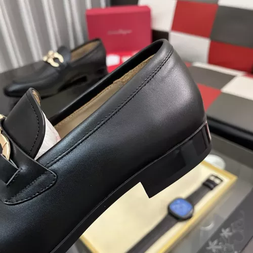 Replica Salvatore Ferragamo Leather Shoes For Men #1381477 $108.00 USD for Wholesale
