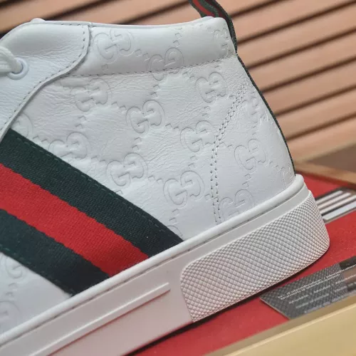 Replica Gucci High Tops Shoes For Men #1381604 $92.00 USD for Wholesale