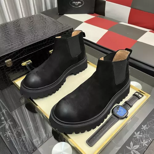 Replica Prada Boots For Men #1381659 $102.00 USD for Wholesale