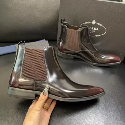 Replica Prada Boots For Men #1381662 $150.00 USD for Wholesale
