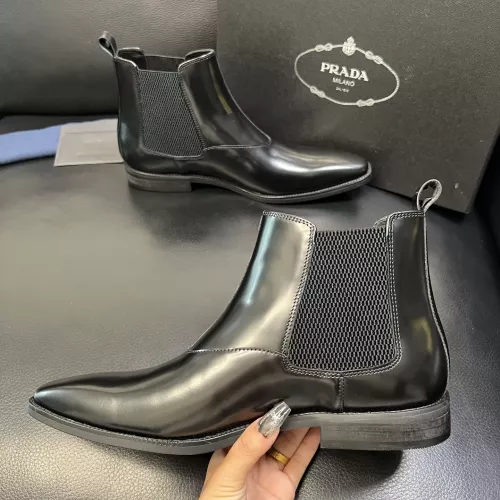 Replica Prada Boots For Men #1381663 $150.00 USD for Wholesale