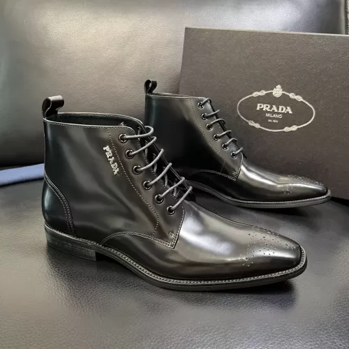 Prada Boots For Men #1381665 $150.00 USD, Wholesale Replica Prada Boots