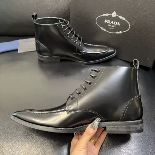 Replica Prada Boots For Men #1381667 $150.00 USD for Wholesale