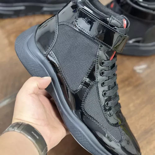 Replica Prada High Top Shoes For Men #1381669 $92.00 USD for Wholesale