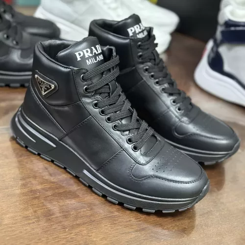 Replica Prada High Top Shoes For Men #1381671 $100.00 USD for Wholesale