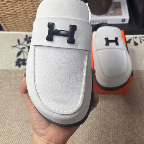 Replica Hermes Slippers For Men #1381865 $82.00 USD for Wholesale