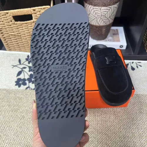 Replica Hermes Slippers For Men #1381869 $82.00 USD for Wholesale