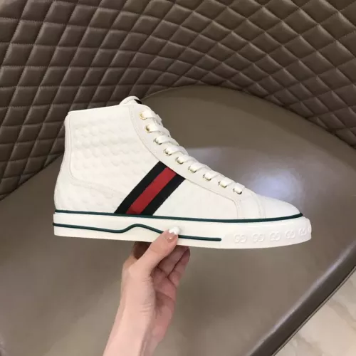 Replica Gucci High Tops Shoes For Men #1381885 $88.00 USD for Wholesale