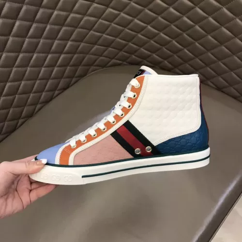 Replica Gucci High Tops Shoes For Women #1381886 $88.00 USD for Wholesale