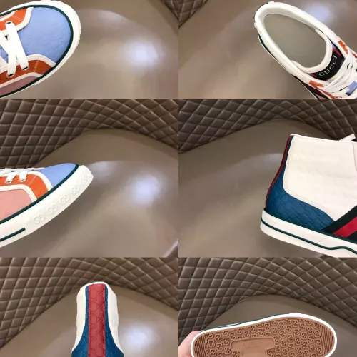 Replica Gucci High Tops Shoes For Women #1381886 $88.00 USD for Wholesale