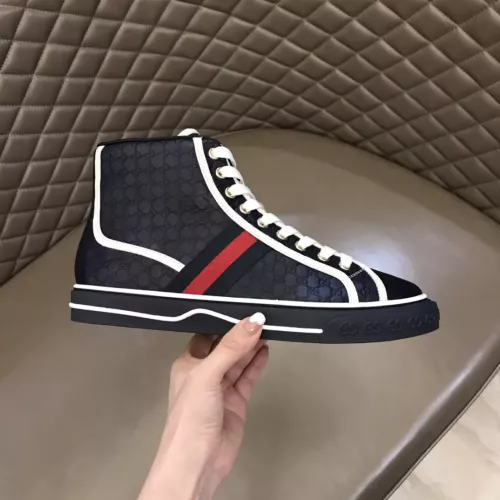 Replica Gucci High Tops Shoes For Men #1381889 $88.00 USD for Wholesale