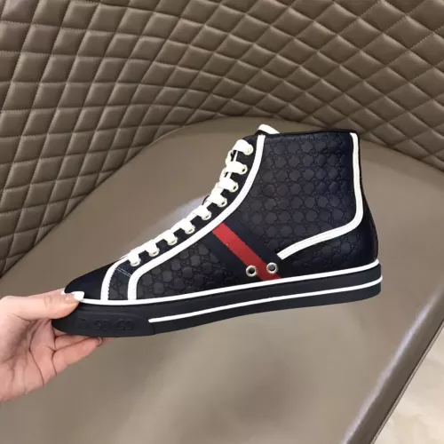 Replica Gucci High Tops Shoes For Men #1381889 $88.00 USD for Wholesale