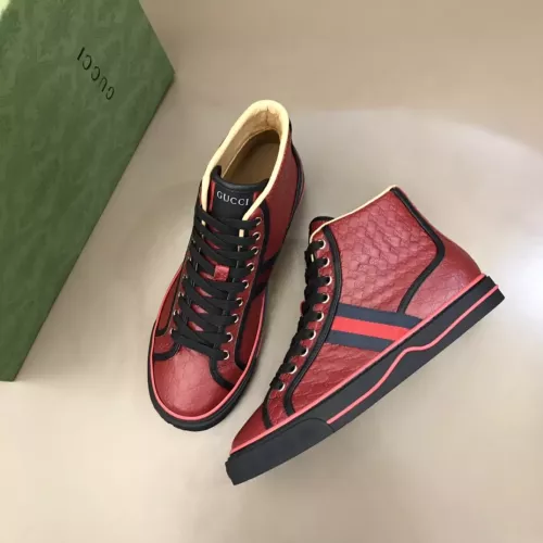 Replica Gucci High Tops Shoes For Women #1381892 $88.00 USD for Wholesale