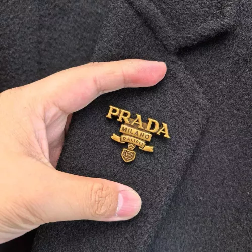 Replica Prada Coat Long Sleeved For Men #1381951 $264.46 USD for Wholesale