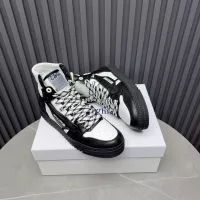 $130.00 USD Off-White High Tops Shoes For Men #1373377