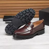 $100.00 USD Prada Leather Shoes For Men #1373403