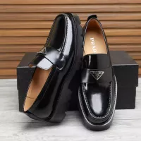 $100.00 USD Prada Leather Shoes For Men #1373404