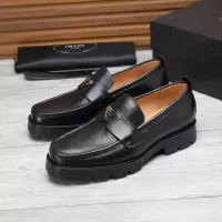 $100.00 USD Prada Leather Shoes For Men #1373405