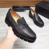 $100.00 USD Prada Leather Shoes For Men #1373406