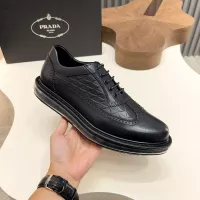$155.00 USD Prada Leather Shoes For Men #1373440