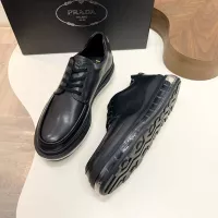 $155.00 USD Prada Leather Shoes For Men #1373441