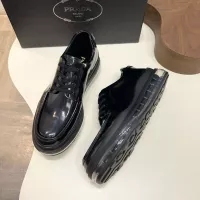 $155.00 USD Prada Leather Shoes For Men #1373442