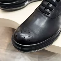 $155.00 USD Prada Leather Shoes For Men #1373443