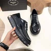 $155.00 USD Prada Leather Shoes For Men #1373444