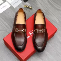 $100.00 USD Salvatore Ferragamo Leather Shoes For Men #1373477