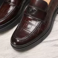 $102.00 USD Prada Leather Shoes For Men #1373519