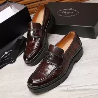 $102.00 USD Prada Leather Shoes For Men #1373519