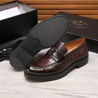 $102.00 USD Prada Leather Shoes For Men #1373519