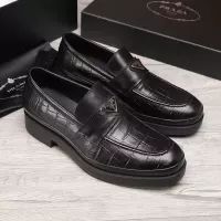 $102.00 USD Prada Leather Shoes For Men #1373520