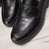 $102.00 USD Prada Leather Shoes For Men #1373520