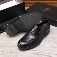 $102.00 USD Prada Leather Shoes For Men #1373520
