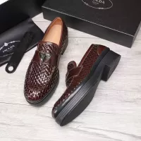$112.00 USD Prada Leather Shoes For Men #1373521