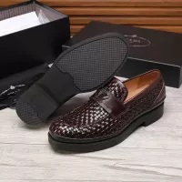 $112.00 USD Prada Leather Shoes For Men #1373521