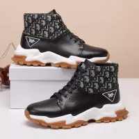 $85.00 USD Christian Dior High Top Shoes For Men #1373745