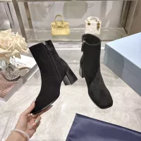 $125.00 USD Prada Boots For Women #1374272