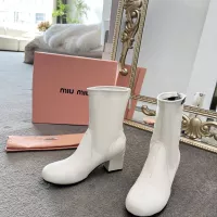 $100.00 USD MIU MIU Boots For Women #1374297
