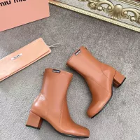 $100.00 USD MIU MIU Boots For Women #1374298